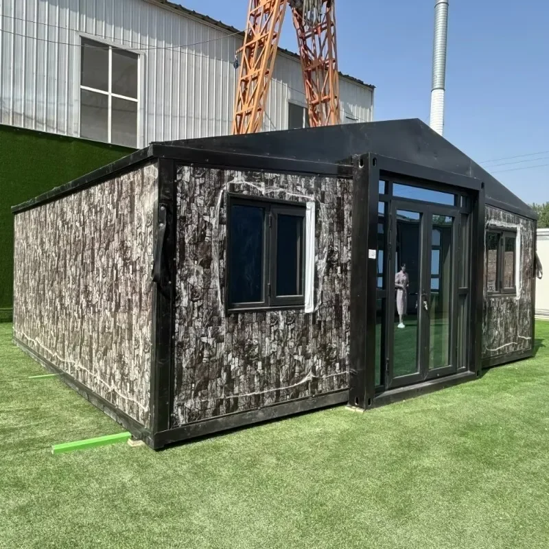 Customized Prefabricated Container House Modular Expandable Tiny Home Mobile Living Cabin Portable Studio Glamping Pod Eco Touri