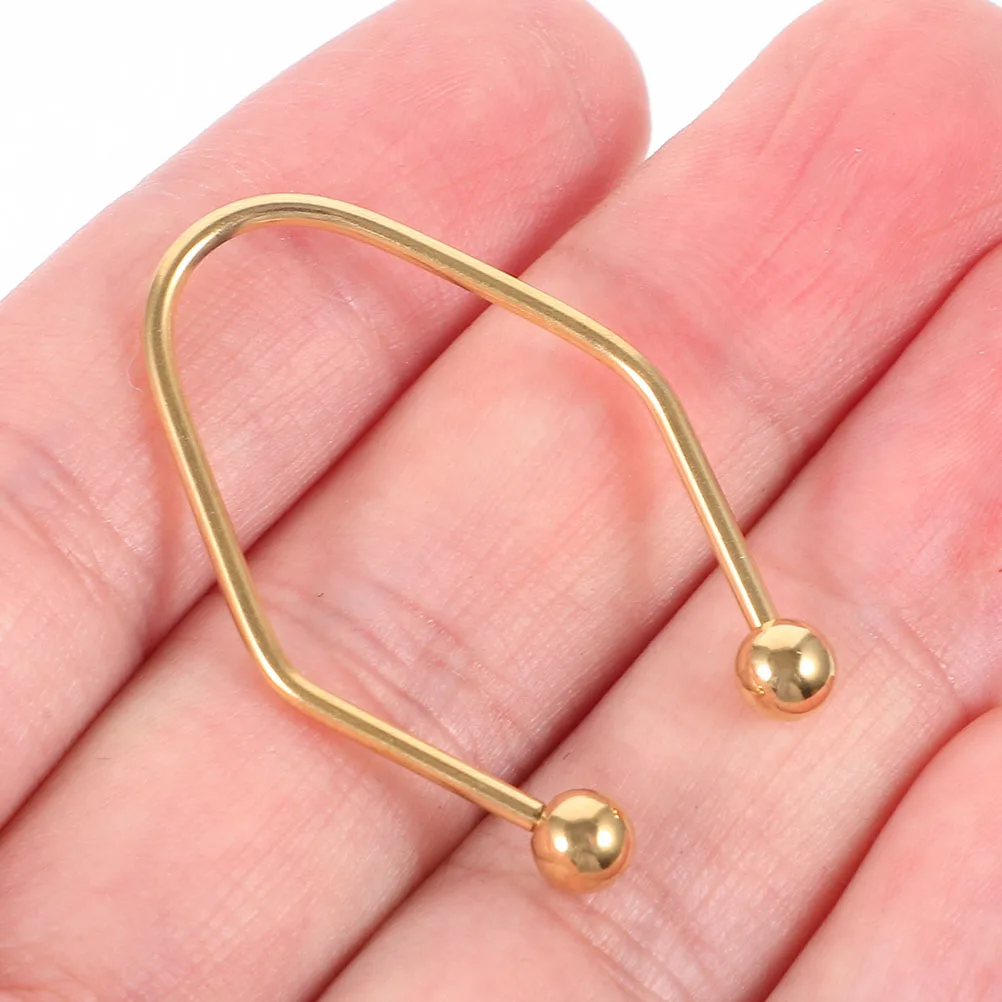 

2pcs Dimple Trainer Cheek Shaper Stainless Steel Gold Adjustable Portable Face Exerciser Facial Sculpting Tool
