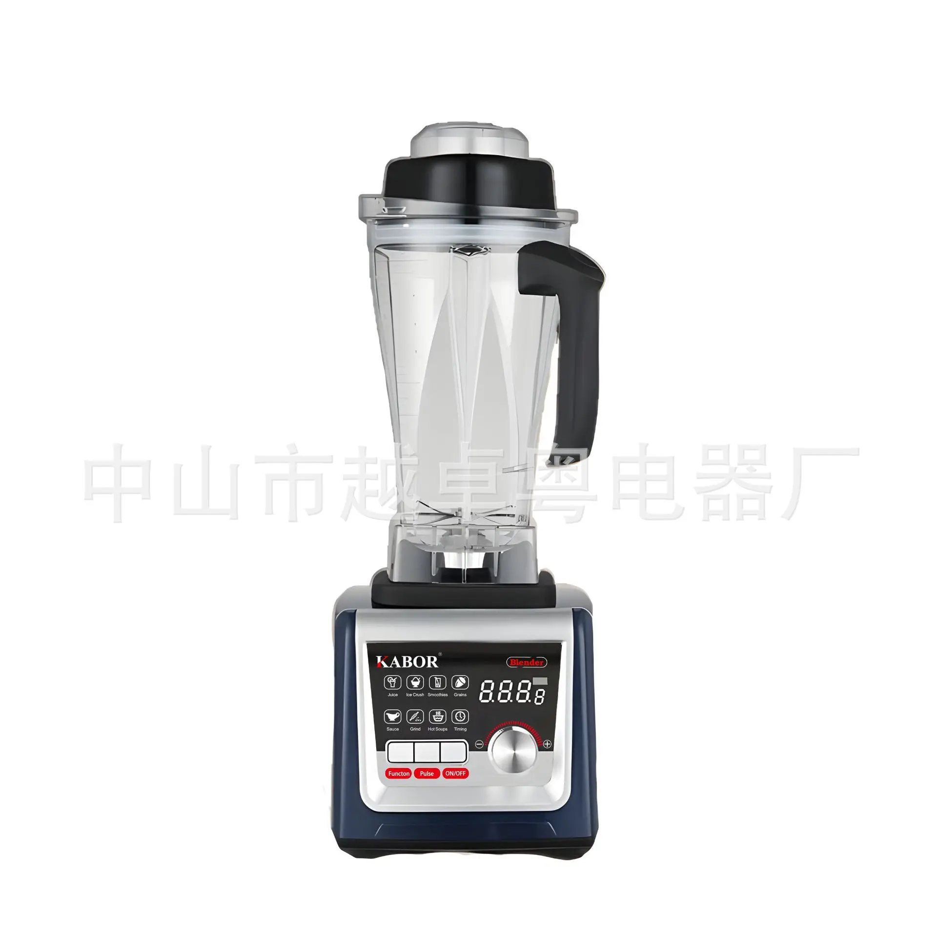 Commercial Blender 220V 9535 Pure Copper Food Processor Smoothie Blender Double Cup Variable Speed