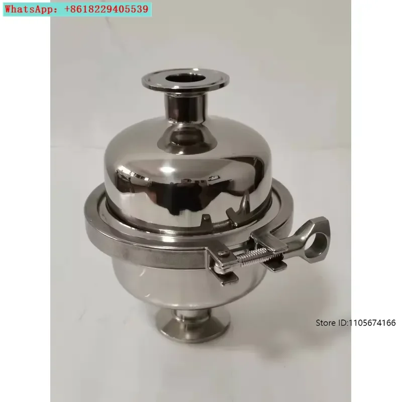 304 stainless steel quick-loading chuck sanitary grade clamp pipe filter fire breathing apparatus
