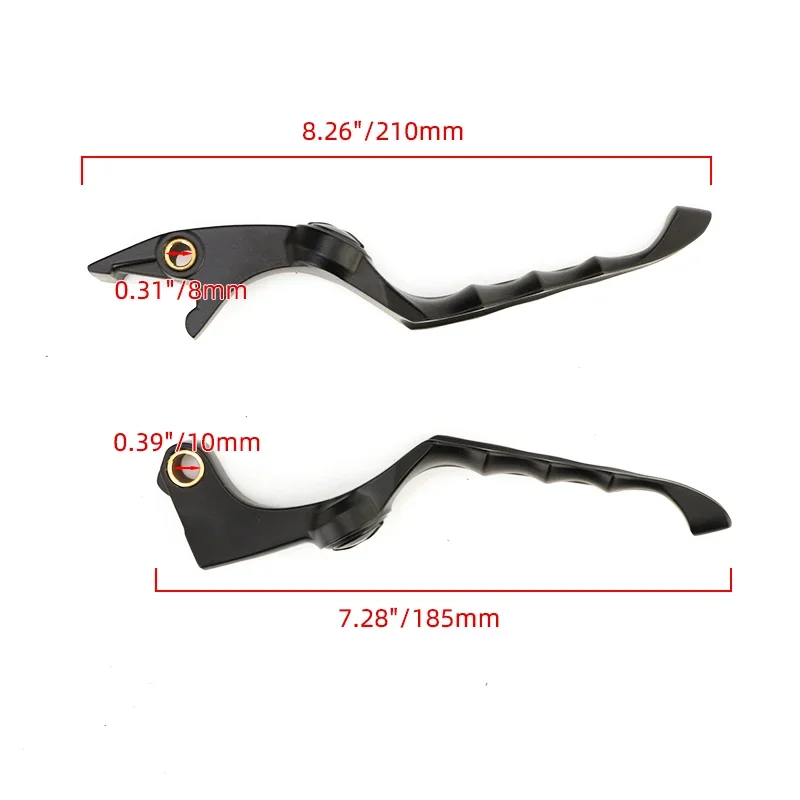 Skull Zombie Brake Clutch Lever Motorcycle Black Handle For Honda Shadow CB750 Nighthawk VT 750 600 1100 1300  VF VTX Magna