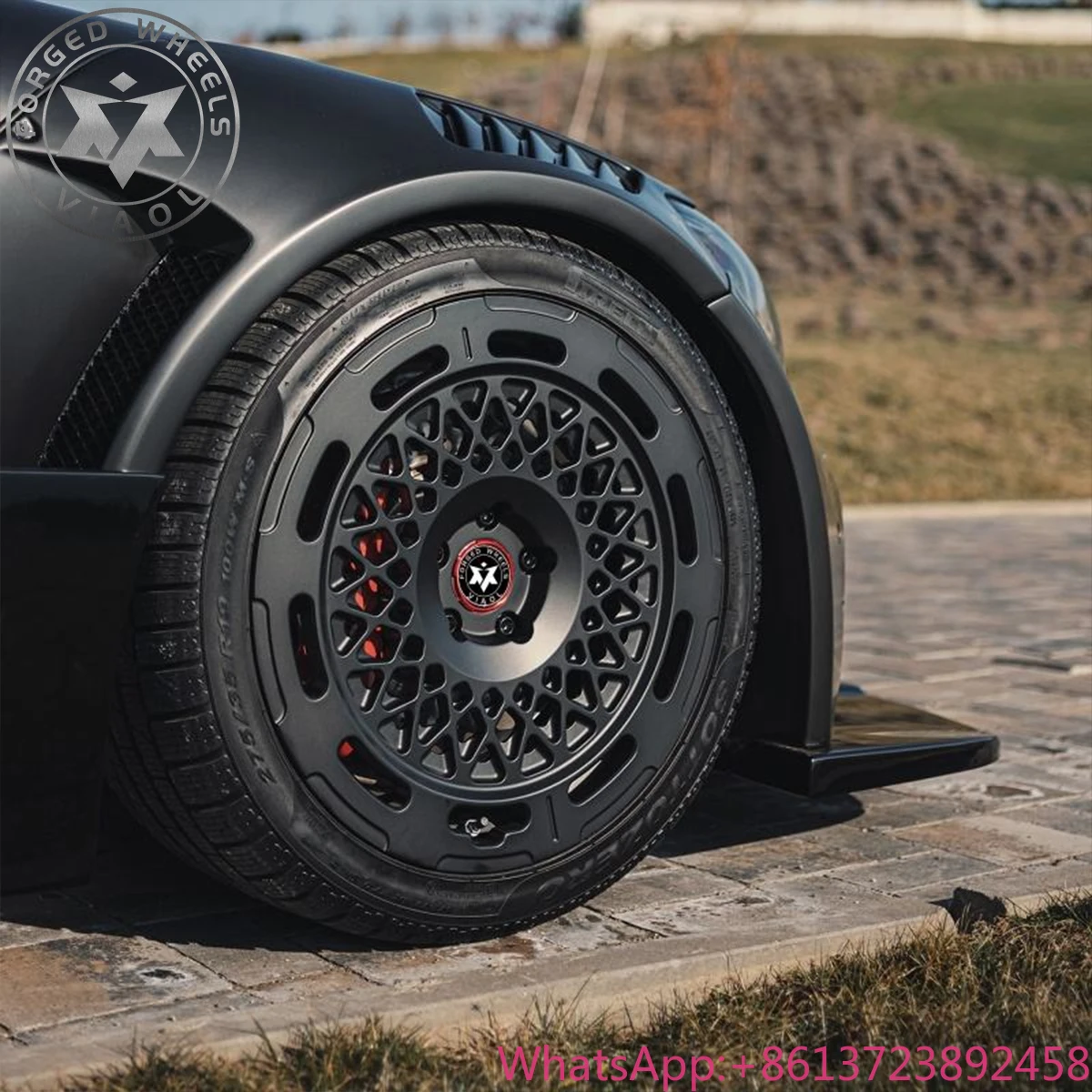 

Viaol Custom Concave Design 5x112 5x114.3 6x139.7 6x114.3 Forged Aluminum Alloy Wheels Car Rim for SUV S-Class GT6 Made Forged