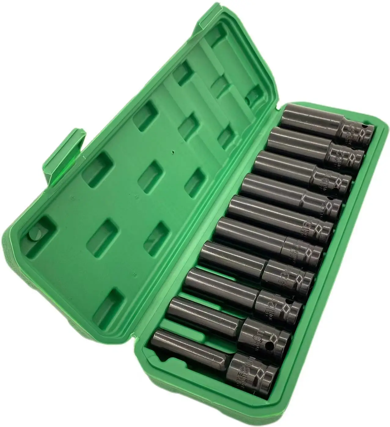 10Pcs 1/2 Drive Metric Impact Socket Set Universal  Pneumatic Repair Tool Wrench Kit for Machine Repair Tools