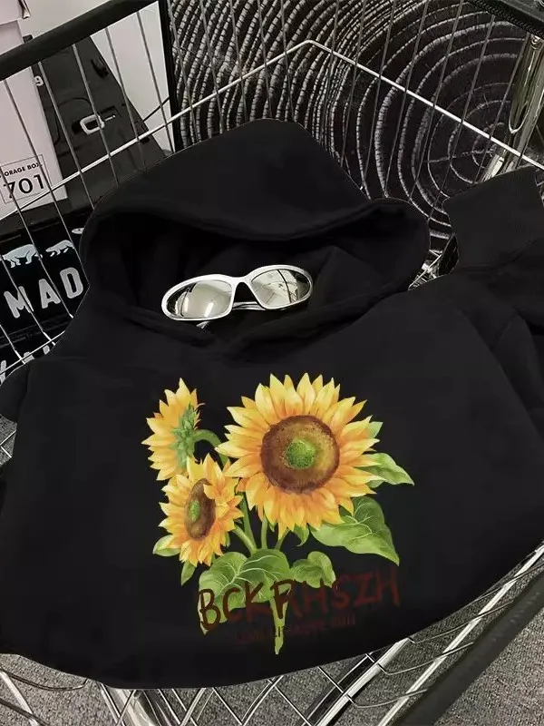 

Большой размер, 300 Pou, Гонконг, свободная толстовка из оленьего бархата, унисекс, осенне-зимняя повседневная верхняя одежда