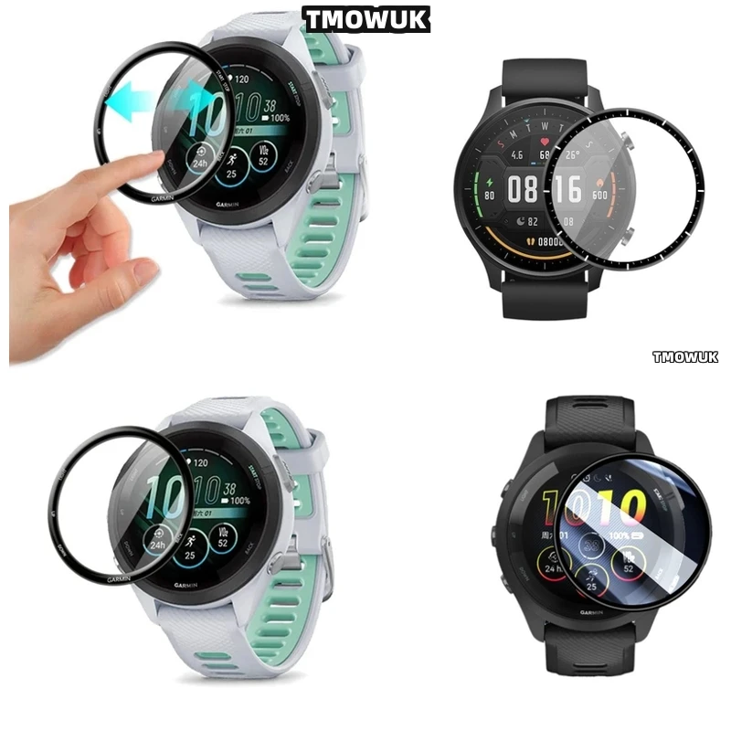 

For Garmin Forerunner 158 165 245 255 255s 265 265s 3D Soft Flexible Screen Film Full Cover Anti - Scratch