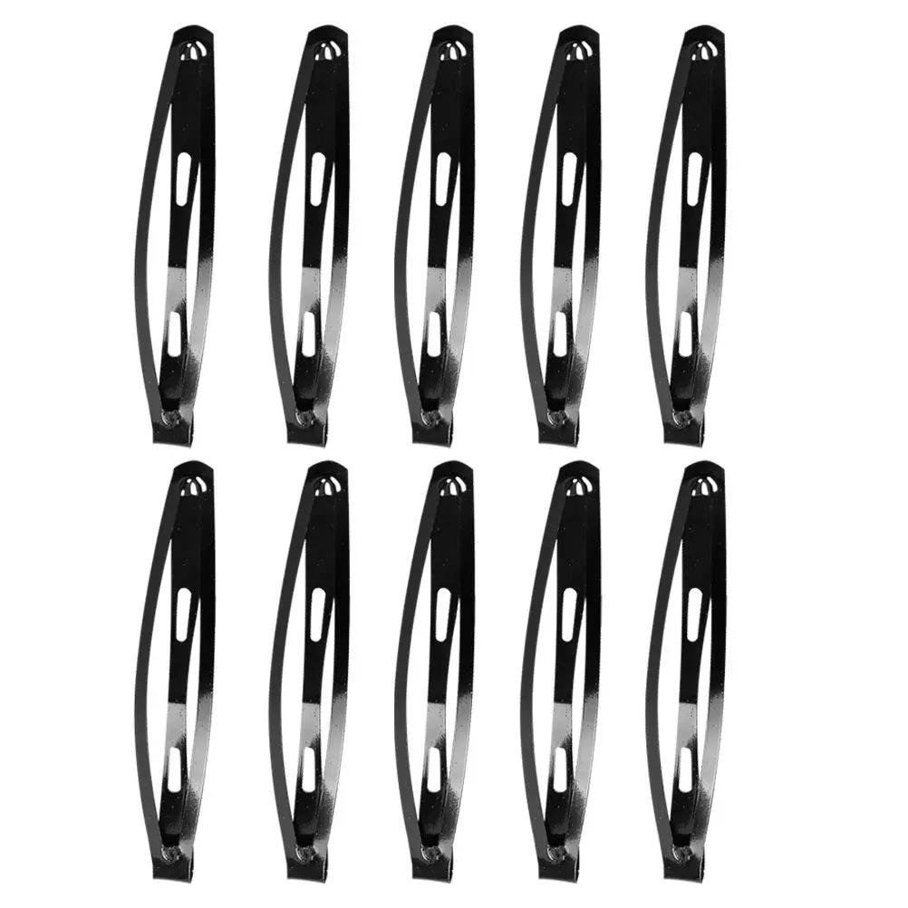 60Pcs Simple Styled Drop-Shaped Hair Clips Alloy Snap Hairgrips Secure Hold Hair Accessories for Daily Party Woman's Hairgrips