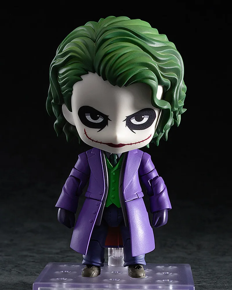 New 10cm Movie Joker Joints can move Replaceable Q version action figures PVC Model statue nendoroid Toys Doll Desk Decor Gift