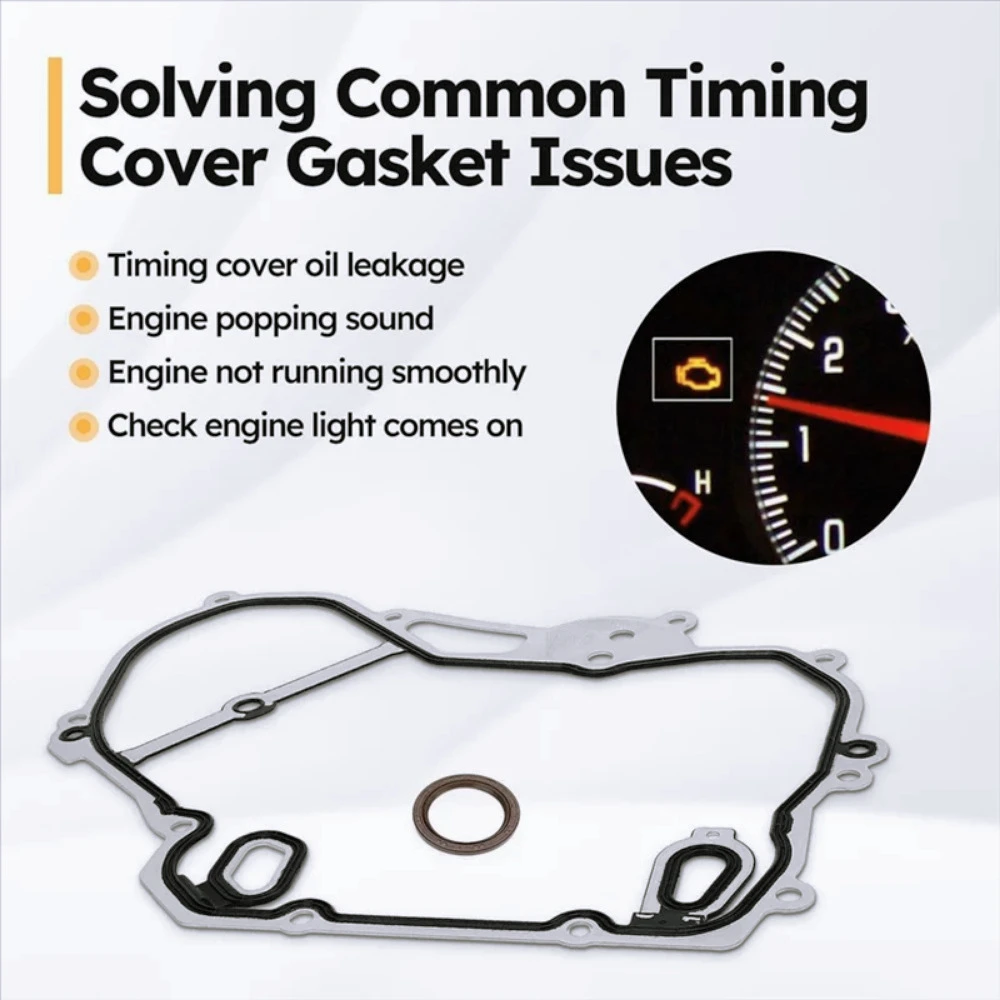 

ZC-New!TCS46079 24435052 Timing Cover Gasket Set For Chevy Cobalt Equinox HHR Malibu Impala Orlando/GMC Terrain/Buick Regal