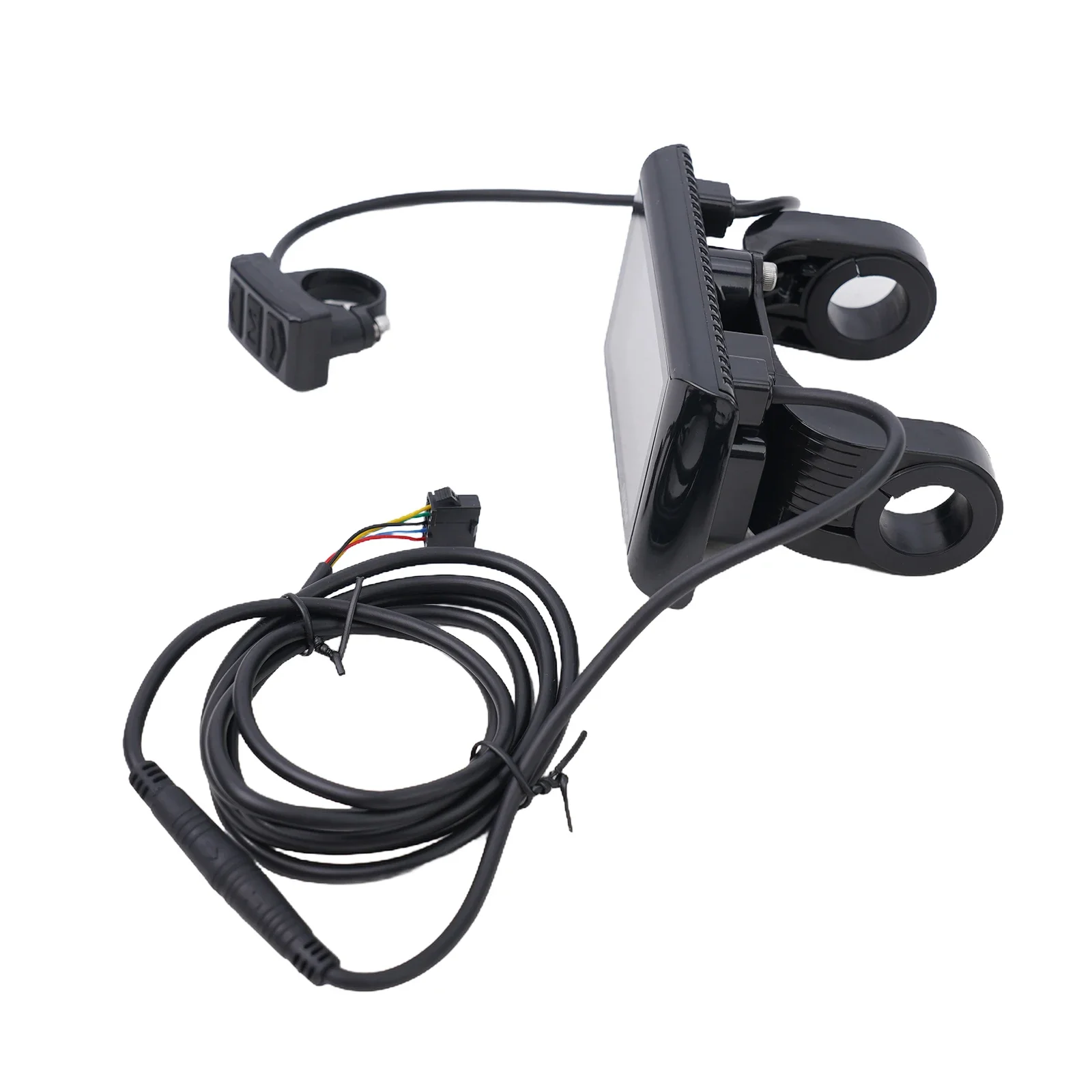 

Cycling Outdoor Sports Display Screen Display Meter Easy To Use Useful 110*62mm 180cm ABS Black Electric Bicycle