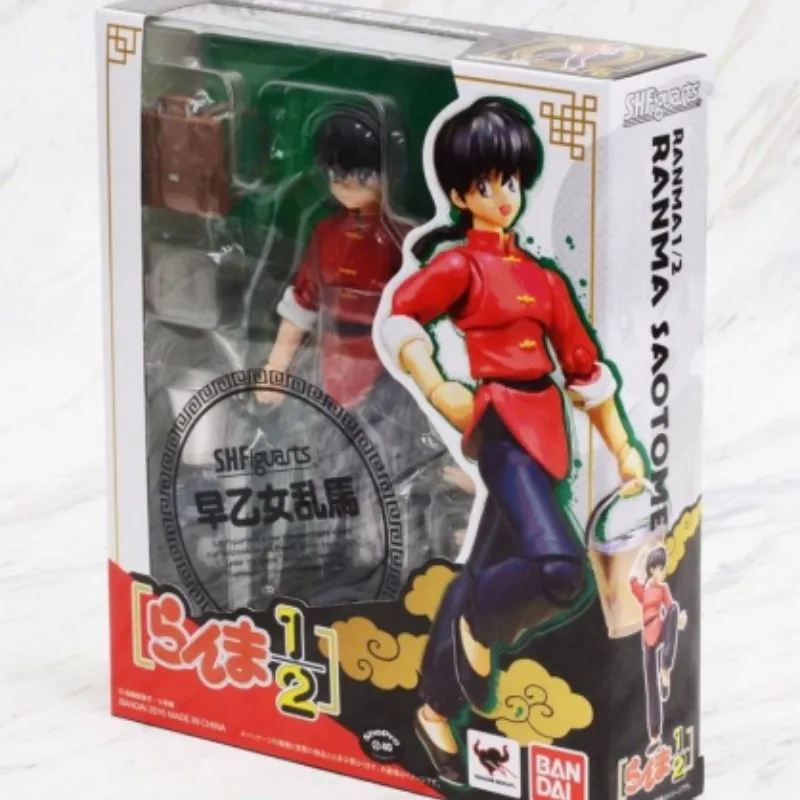 Japan Anime Ranma Original Bandai Tamashii Nations S.H.Figuarts Ranma Saotome SHF Action Figure Collection Kids Gift Toys