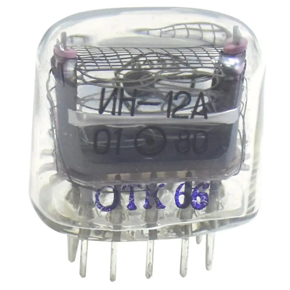 Y60A NEW-In-12 IN12 Glow Tube Decimal Point Digital Tube Glow Tubes Symbol Tube Glow Clock Nixie Digital LED Clock DIY Part
