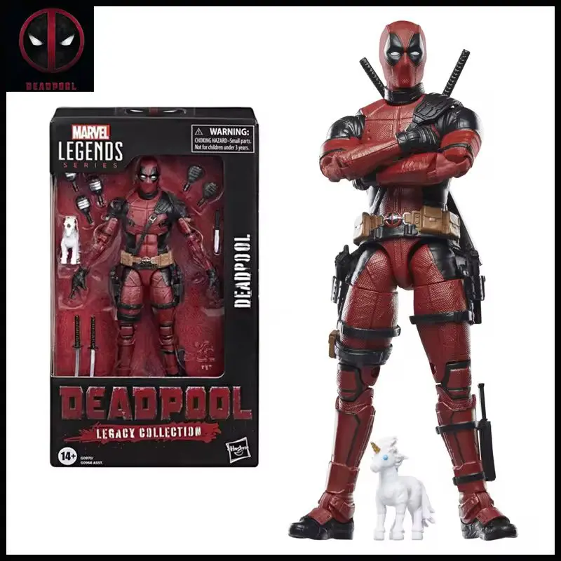 มาร์เวลเดดพูลตุ๊กตาขยับแขนขาได้ฟิกเกอร์ Wade Winston wilson Mobility 6นิ้วโมเดล PVC ของขวัญสะสมรูปปั้น