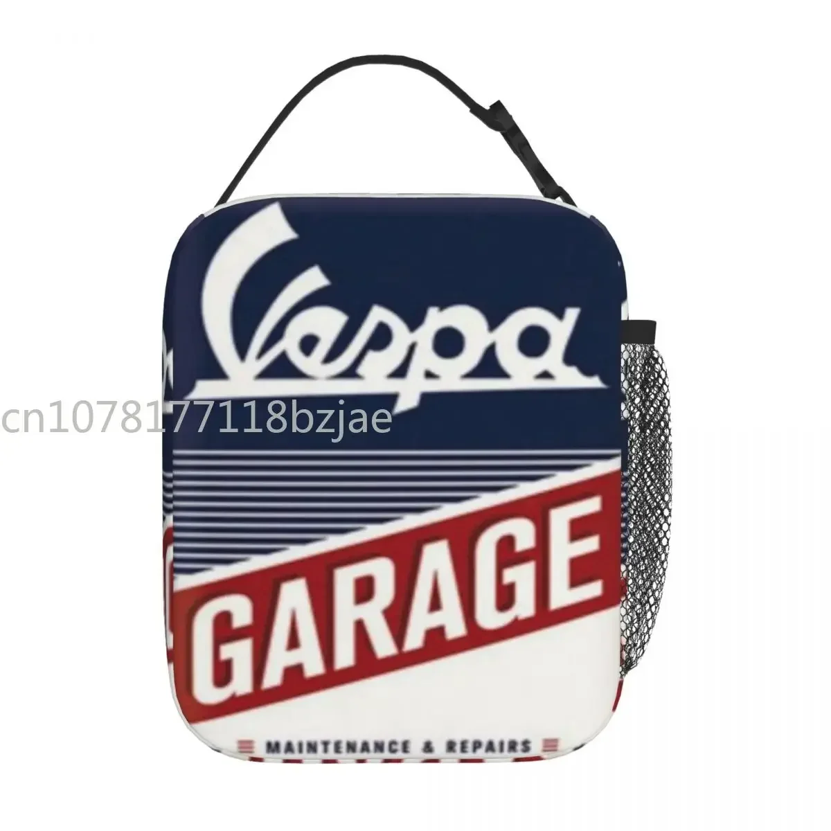 Vespa Service 17 Lunch Tote Picnic Bag Packed Lunch Lunch Thermal Bag