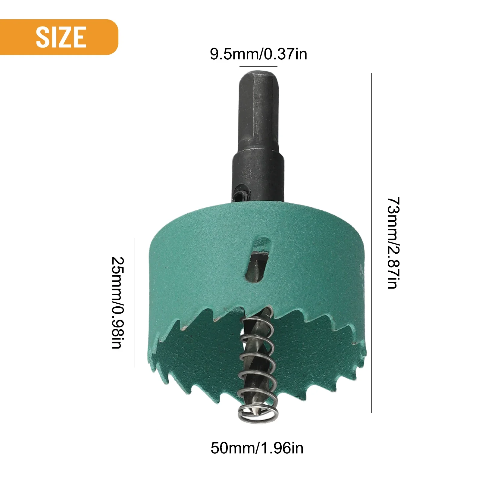 Imagem -04 - Bi-metal Wood Hole Saw Brocas Hss Coroa de Perfuração para Metal Ferro Alumínio e Madeira Inoxidável Ferramentas de Corte 1650 mm M42