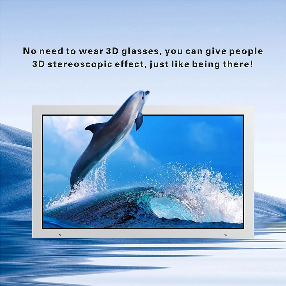 Custom LCD Touchscreen Transparent Display Cabinet With 3D HD Animation For Retail Store Interactive Stereoscopic Projection