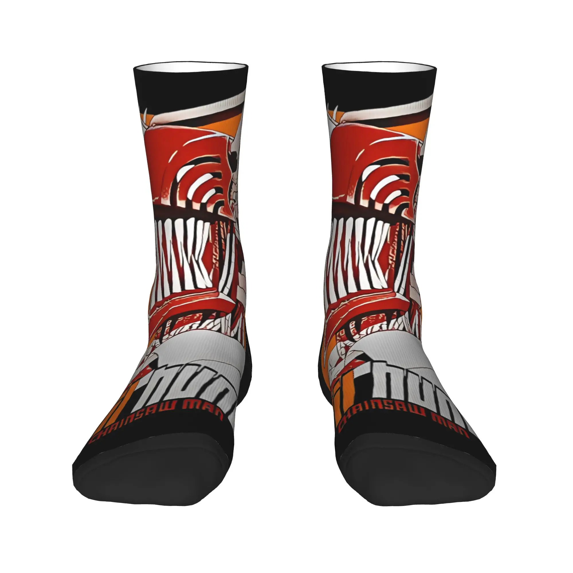 Chainsaw Man Devil Hunter Stockings Couple Socks Breathable Gothic Socks Autumn Skateboard Non Slip Graphic Socks Birthday Gift