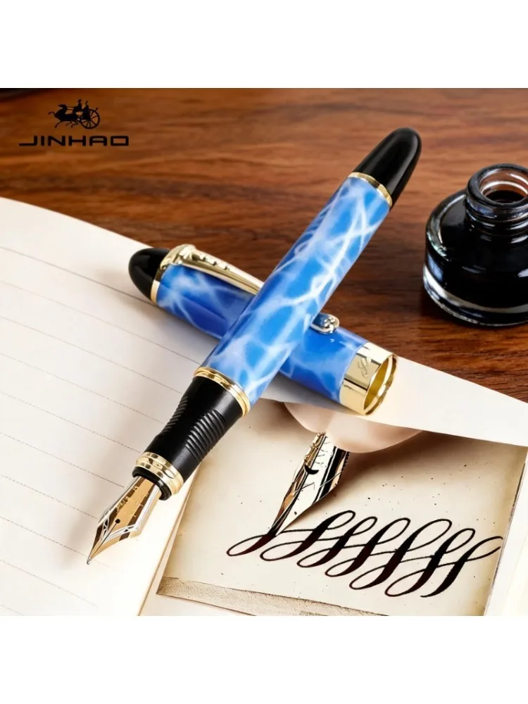 JINHAO X450 Metalowy Pióro Wieczne z Piórkiem Majohn Solf Flex / Pióro Kaligraficzne Jinhao Stardand Metalowe Przybory Szkolne i Biurowe — zdjęcie produktu 7