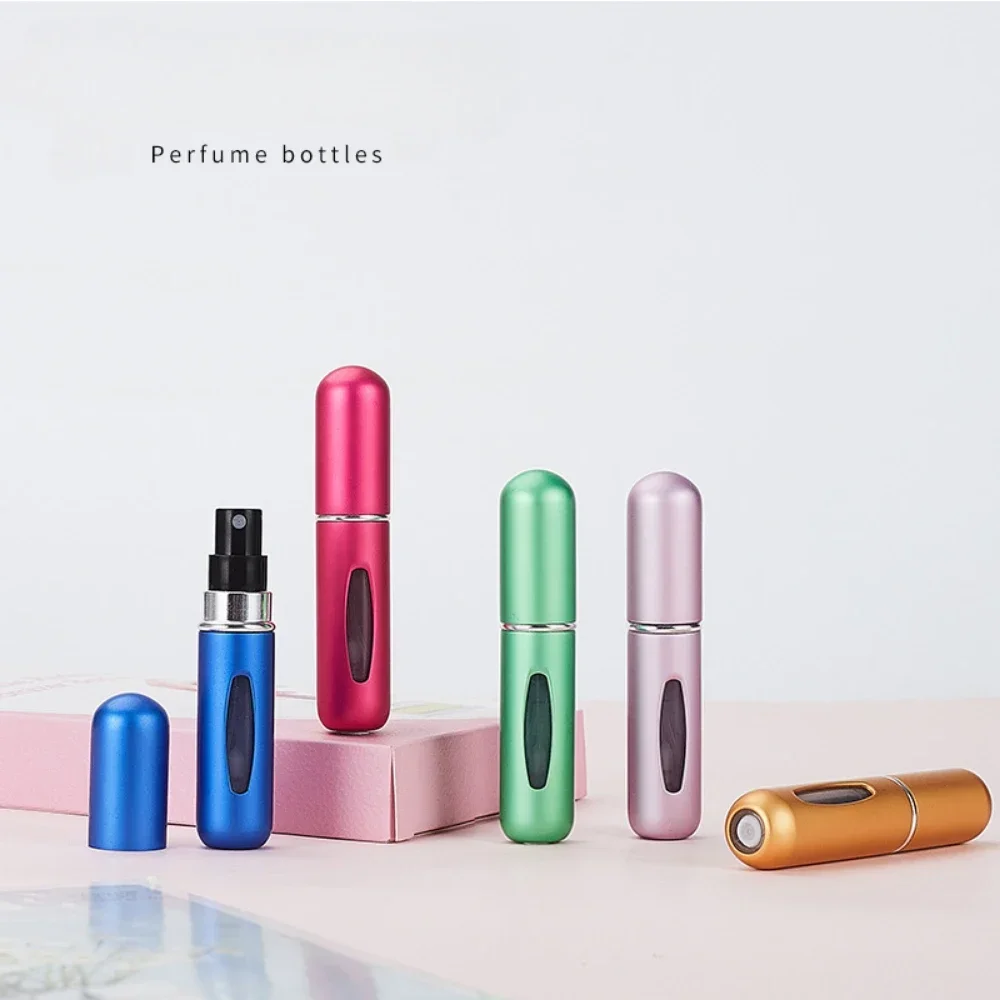 10 Stuks Navulbare Parfum Spray Verstuiver Aluminium Parfum Spray Geur Pomp Parfum Verstuiver Hervulbare Mini Fles Voor Reizen