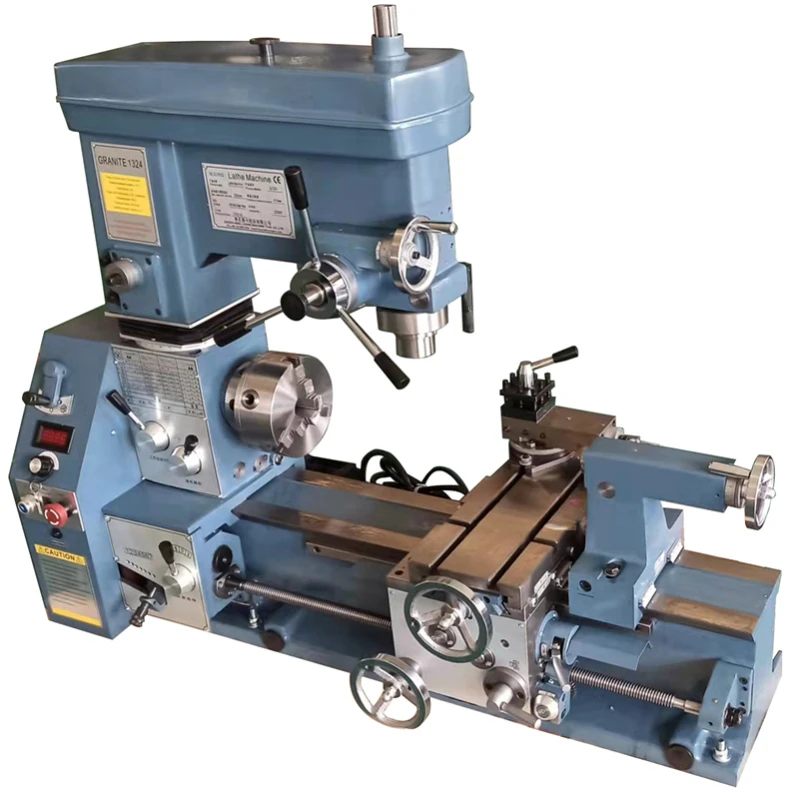 CE approved benchtop combo multi-purpose G1324 g1340 combination mini metal bench lathe drill mill milling machine