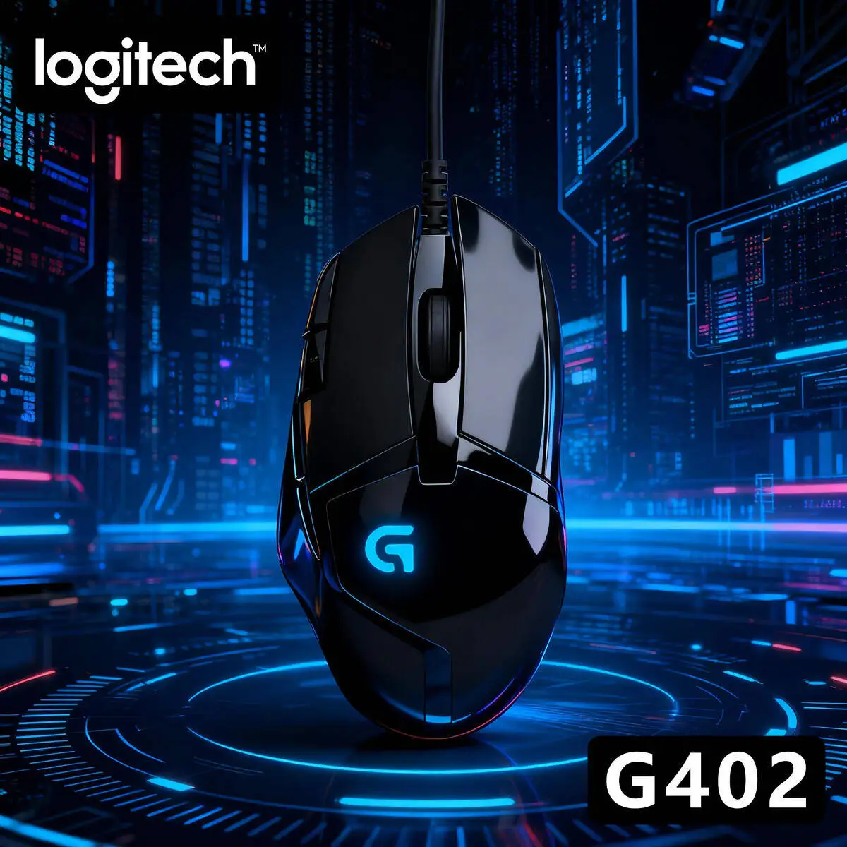 

Проводная мышь Logitech G402, киберспортивная игра, посвященная редактируемым макрокомпьютером, настольным ноутбуком, ест курицы CSGO