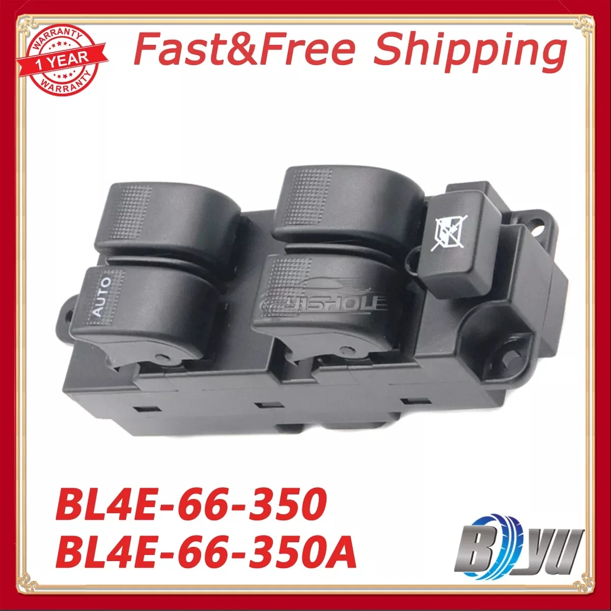 

BL4E-66-350A автомобильный левый переключатель стеклоподъемника, главные переключатели управления для Mazda 6 2.3L 3.0L 2.5L 3.7L BL4E-66-350 BL4E-66-350AL2