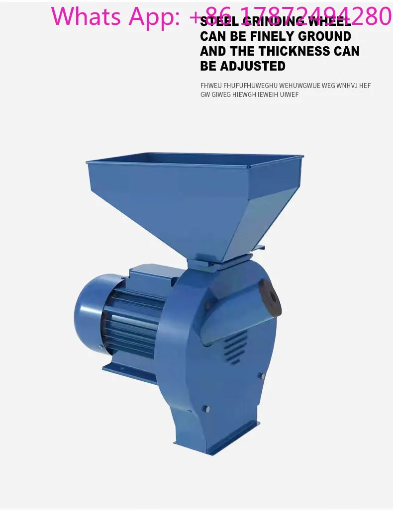 Commercial Grain Grinder Chicken Farm Food Processor Crusher Brait Feed Granule Chopper