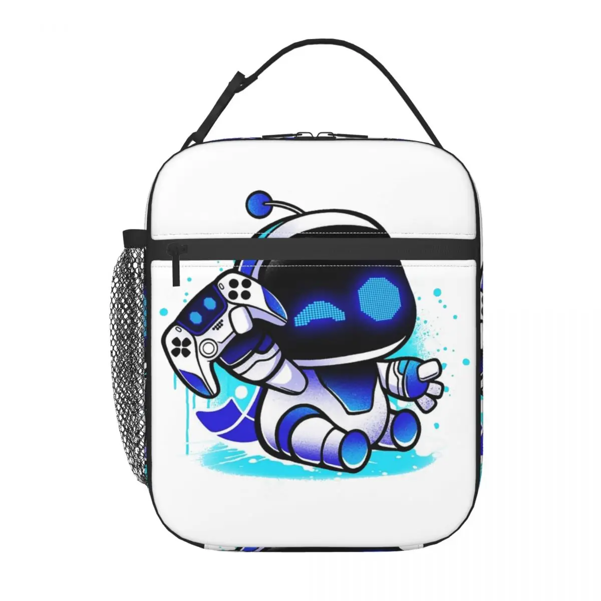 Bolsa de almuerzo con aislamiento Astrobot Pattern Astros Game Merch para la escuela, oficina, bolsa de almacenamiento de alimentos, loncheras térmicas reutilizables