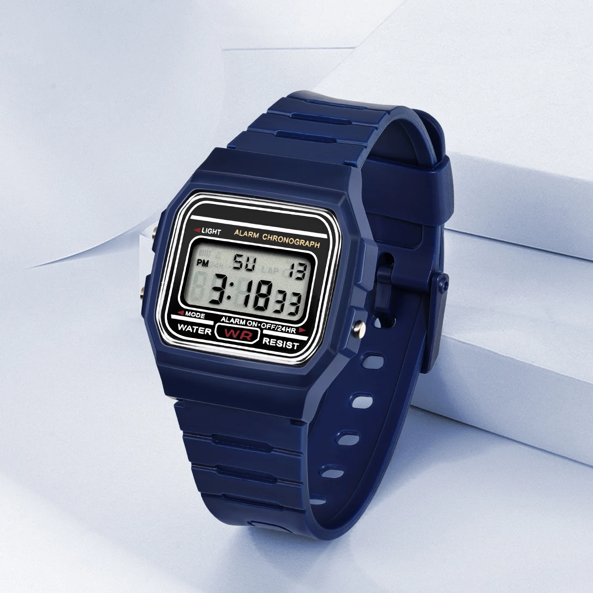 New Kids Sports Electronic Watch Simplified Outdoor Sports Date Men's and Women's Watch Festival Gift
