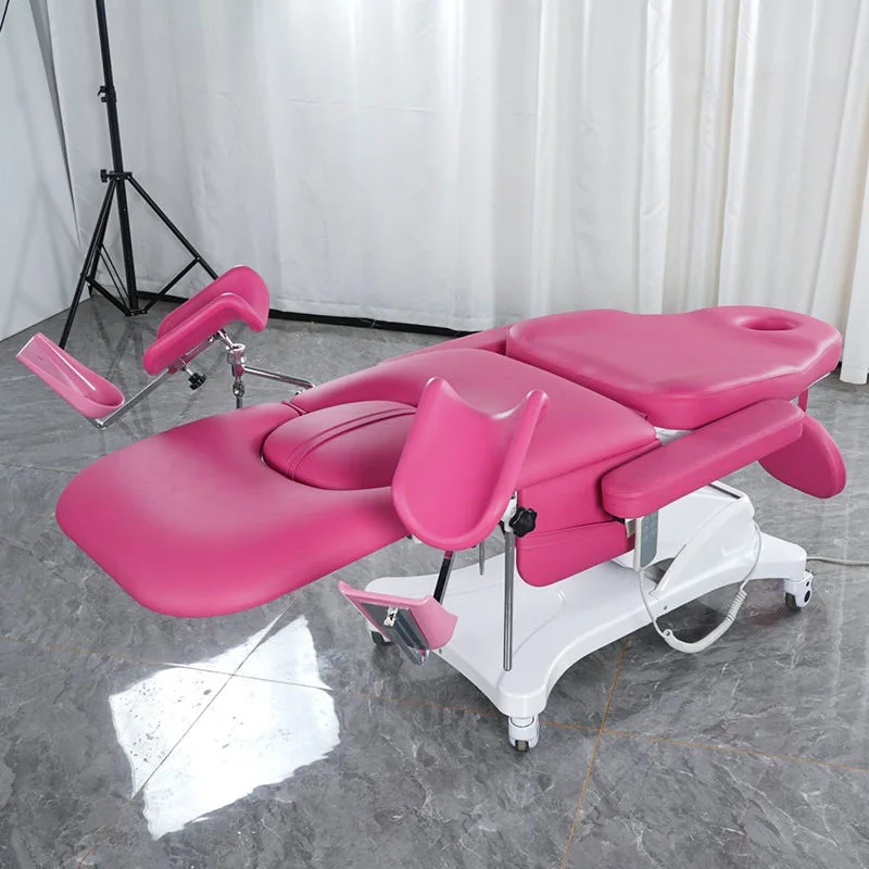 

2026 Portable Gynecological Examination Table Chair Leg Holder Body Care Human Electric Lift Beauty Furniture Massage Table