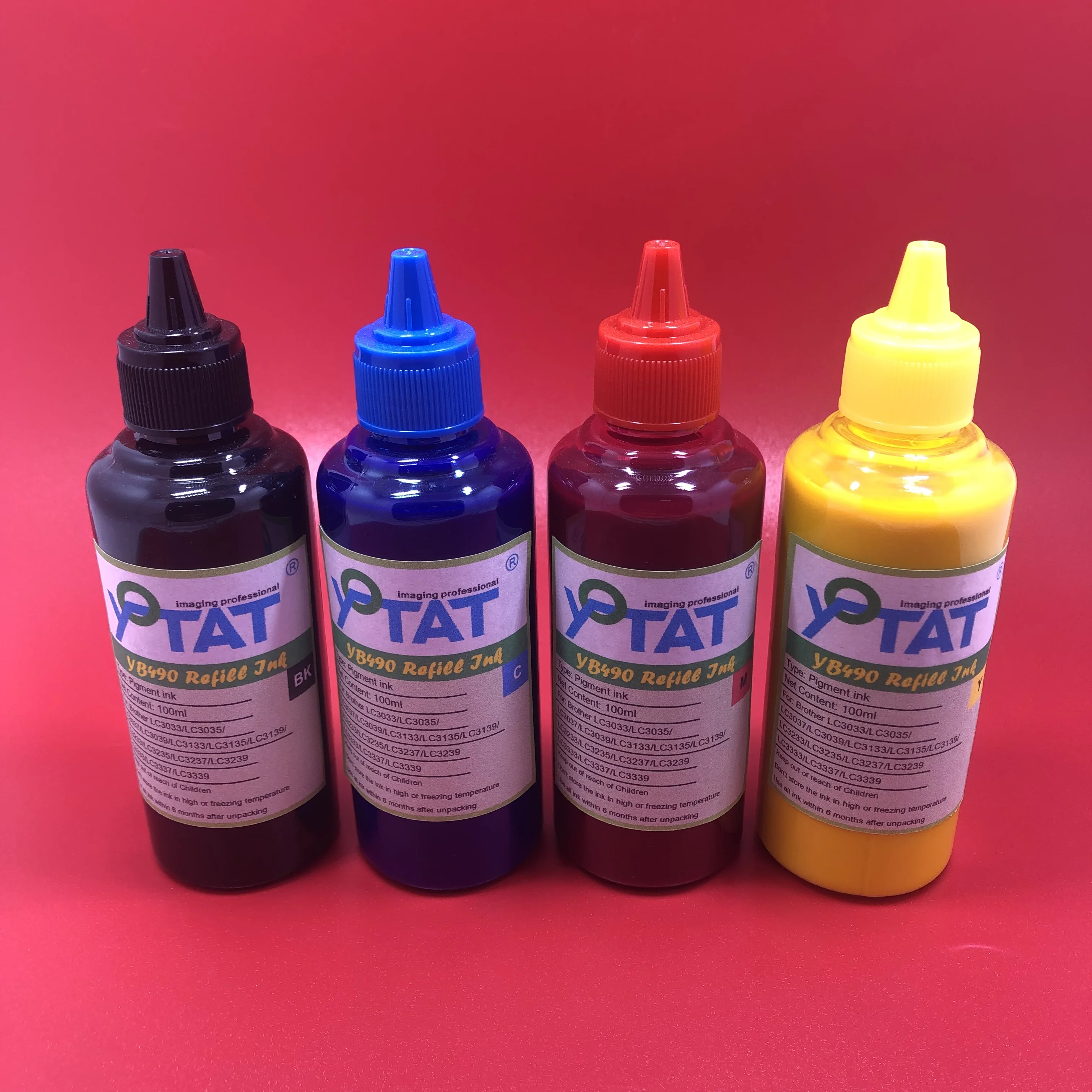 YOTAT Pigment Ink for Brother LC3033 LC3035 LC3037 LC3039 LC3133 LC3135 LC3139 LC3233 LC3235 LC3237 LC3239 LC3333 LC3337 LC3339