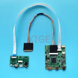 Kit DIY Driver Controller Board For B156XW02 V0/V1/V2/V3/V6/V7 USB-C Mini-HDMI 40-Pin LVDS 1366x768 Laptop Screen 15.6