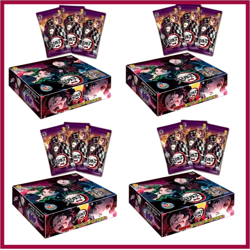 

Demon Slayer Cards Full Set Diamond Flash Rare SSP SP Card Tanjirou Kamado Nezuko Character Collection Card Children Toy Gift