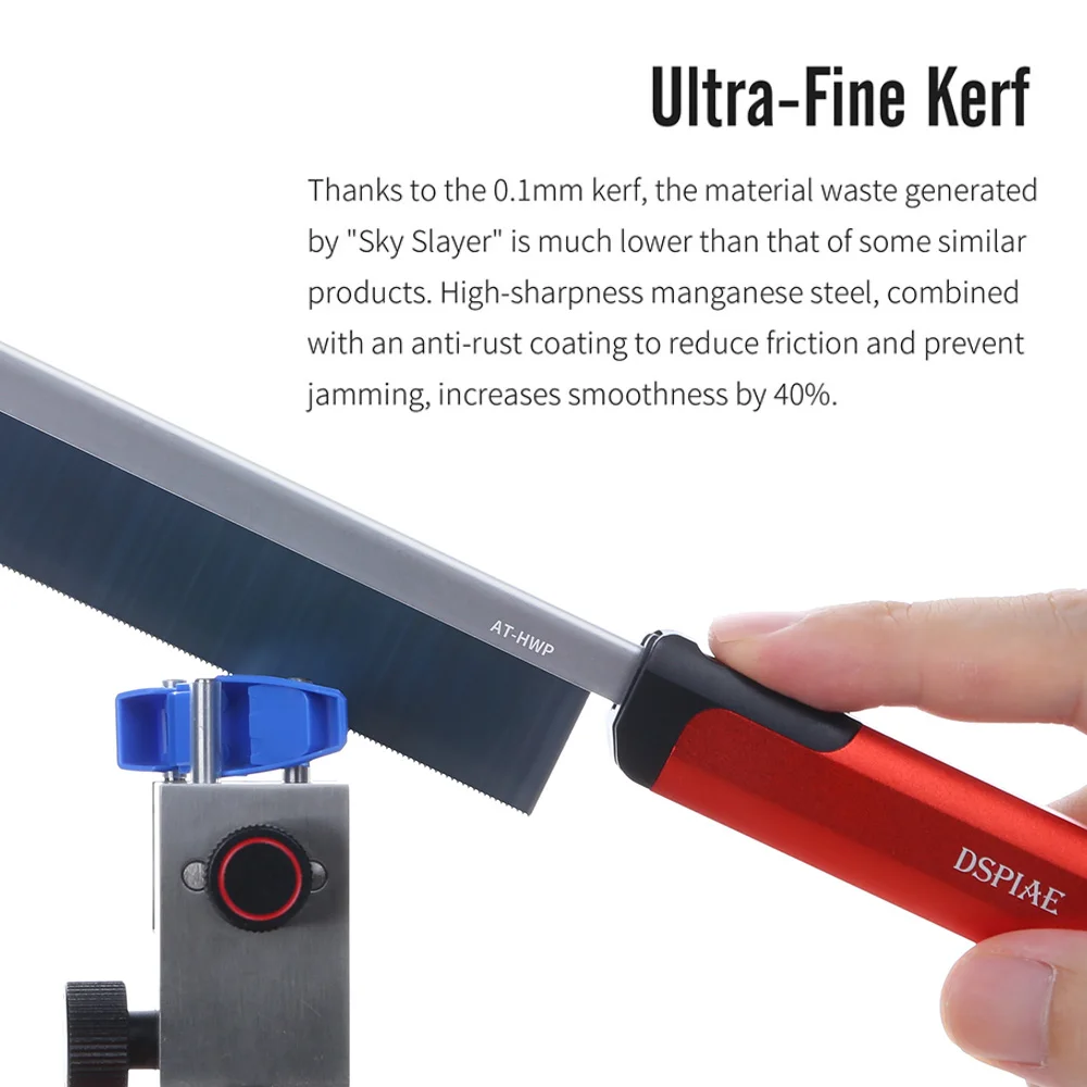 DSPIAE AT-HWP Large-Size Precision Hand Saw 0.1mm-Thick Model Hobby Tools for Detailed Cutting