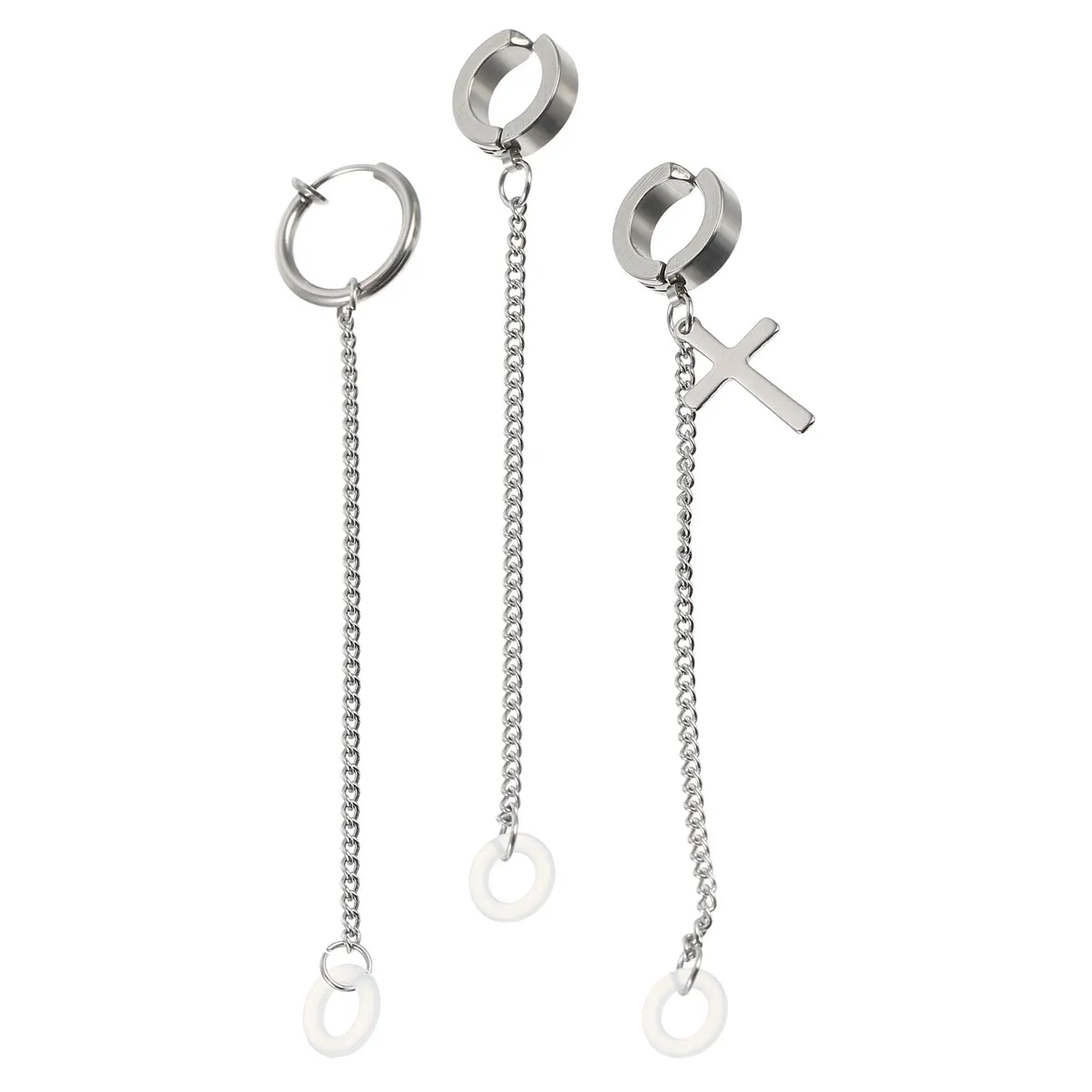 3 قطعة أشرطة حلق مكافحة خسر حامل خطاف لاسلكي سماعة أقراط واقية ملحقات سماعات الأذن لسماعات الأذن