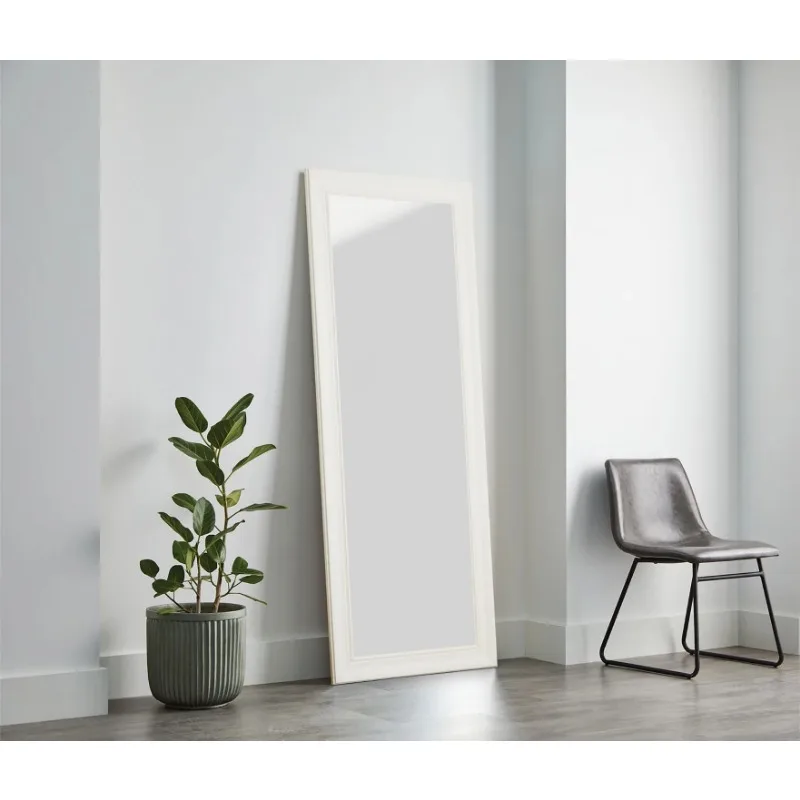 Espejo blanco rectangular de longitud completa 27 x 70