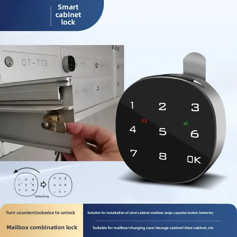 

Mailbox File Clothes Cabinet Door Gym Cabinet Lock Smart Home Touch Screen Electronic Password Lock Office Drawer