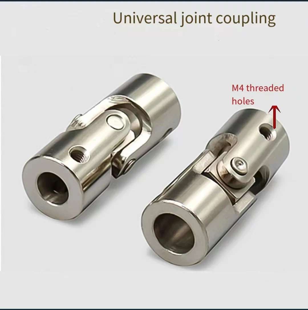 

2/3/3.17/4/5/6/6.35/8/10mm Boat Car Shaft Coupler Motor Connector Metal Universal Joint Coupling Rc Boat Car Metal Cardan Joint