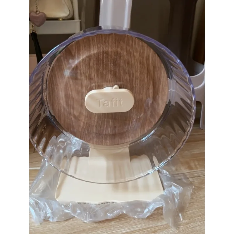 Silent Transparent Hamster Running Wheel Exercise Toy for Dwarf Syrian Gerbil Small Pet Cage Accessories Scenery Decor view 3