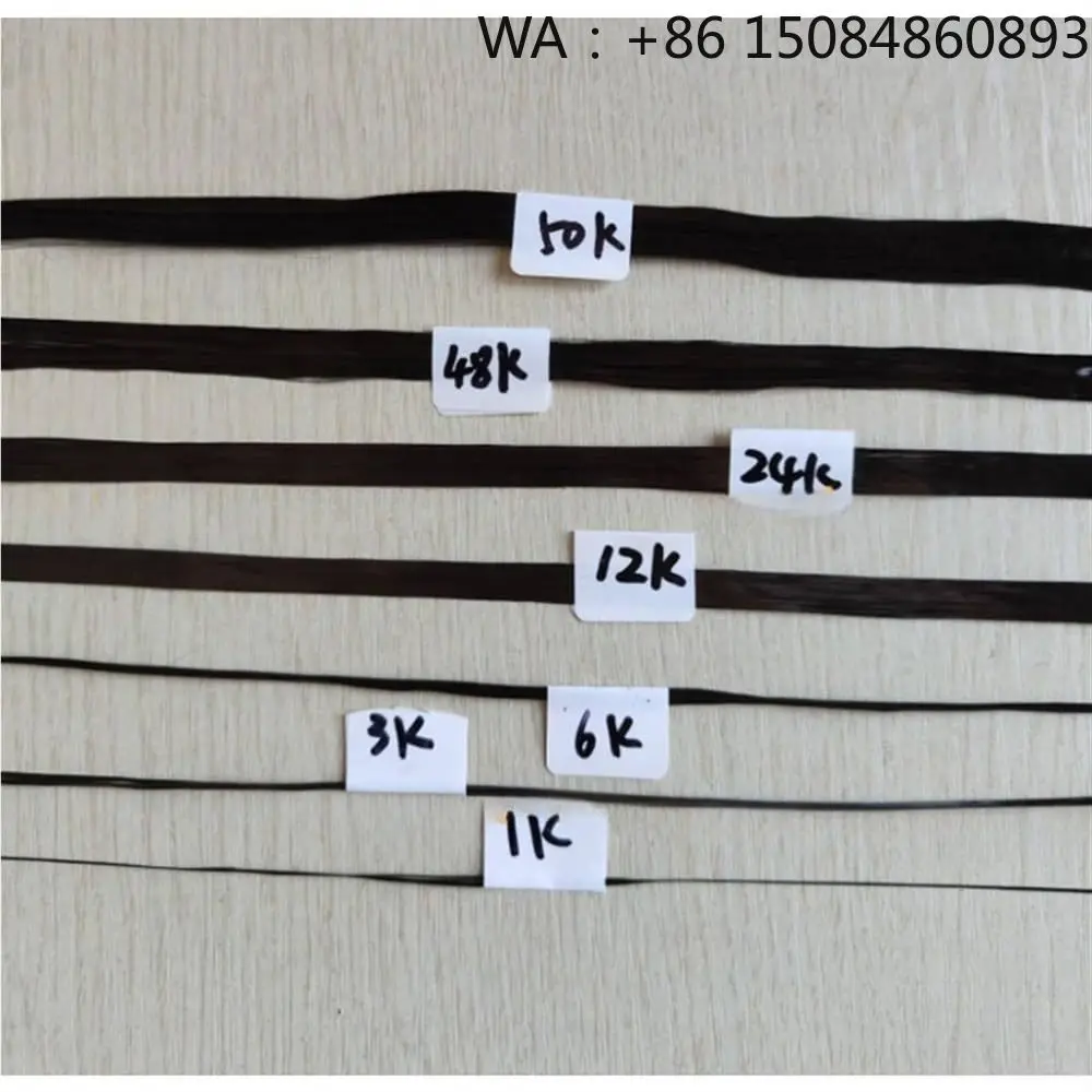 Filamento de Fibra de Carbono Tejido 12k 24k T700, Hilo Ecológico Ignífugo para Accesorios Industriales