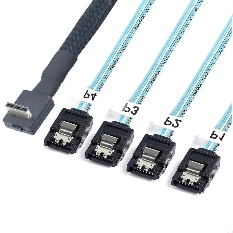 20CB PCIE OCULINK SFF 8611 4I إلى 4PCS 7P DATA CABIL CABIL