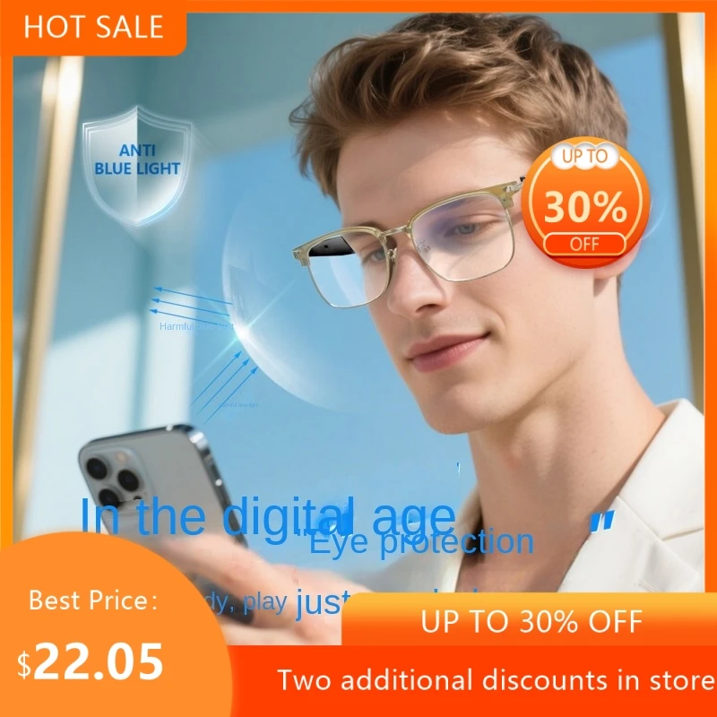 

Echowear Smart Real Time AI Translation For Over 100 Languages Glasses For Listening To Music Calling Bluetooth Smart Glasses