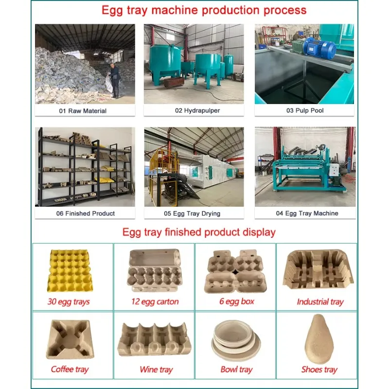 2021 Hot New Customizable Pulp Forming Machine Egg Tray Making Equipment Core Motor Pump Engine Gearbox Gear Bearing Farms