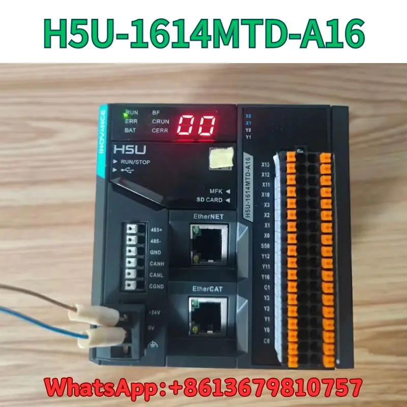 

second-hand PLC H5U-1614MTD-A16 test OK Fast Shipping