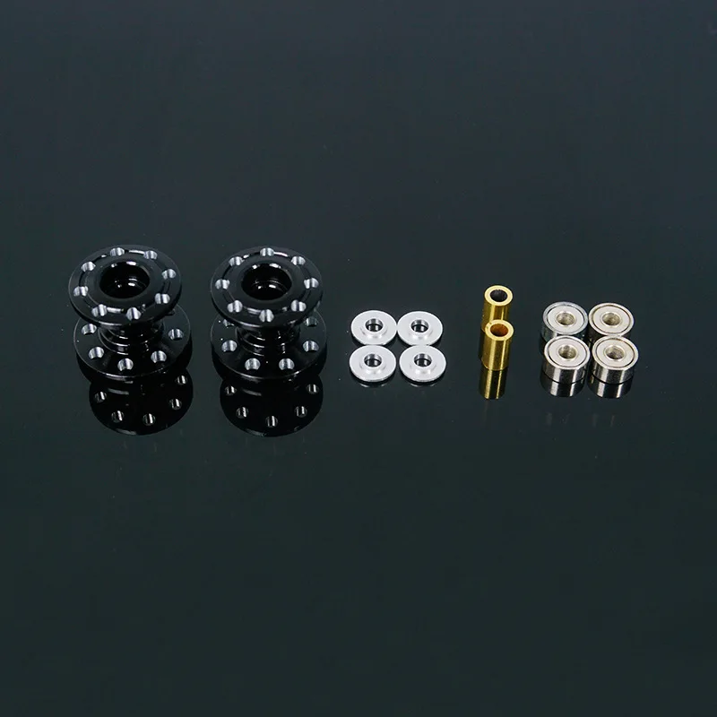 Four-wheel-drive Aluminum Alloy 12- 13mm Hollow Two-stage Guide Wheel Competition Refitting Parts Lightweight Guide Wheel