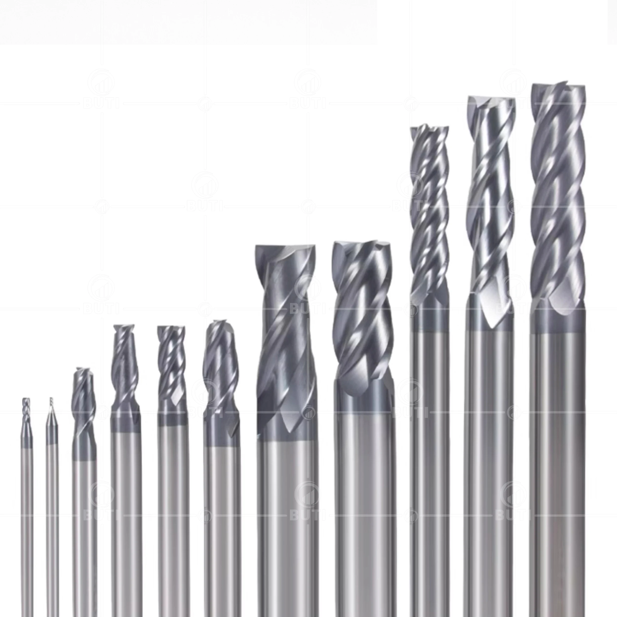 DESKAR 100% Original 4x50L 5x50L 6x75L 8x100L 10x75L 12x75L 14x100L 16x100L Flat Endmills HRC50 2F 4F Milling Cutter Tools Alloy