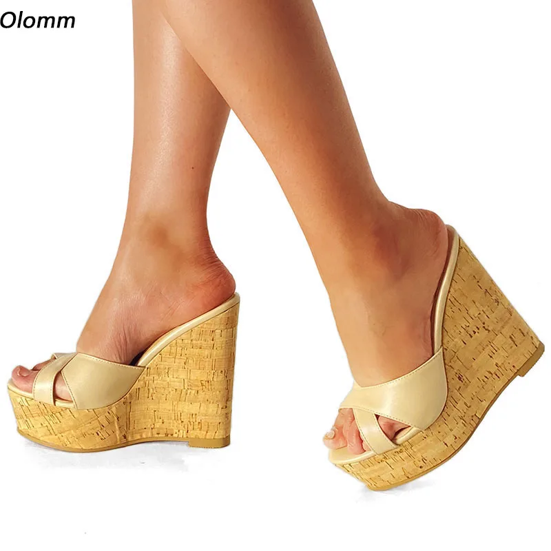 

Женские босоножки с открытым носком, на танкетке, 5-20