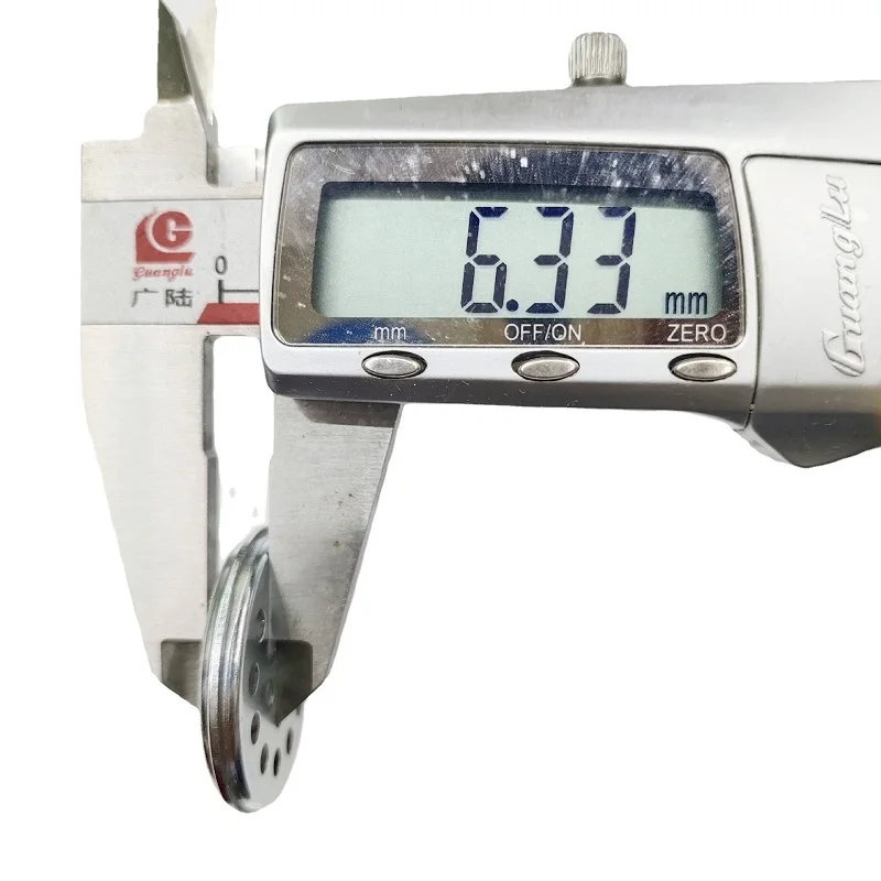 Hifi 30มม.หูฟังลำโพง32ohm 1นิ้วชุดหูฟังไดร์เวอร์สำหรับหมวกนิรภัยรถจักรยานยนต์หูฟังอะไหล่ซ่อมโลหะตาข่ายใหม่2Pc