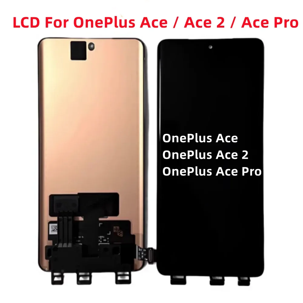 LCD Display Original For OnePlus Ace 2 2V 3 3V Pro 5G OLED LCD Touch Screen Digitizer Assembly 1+ Replacement Parts