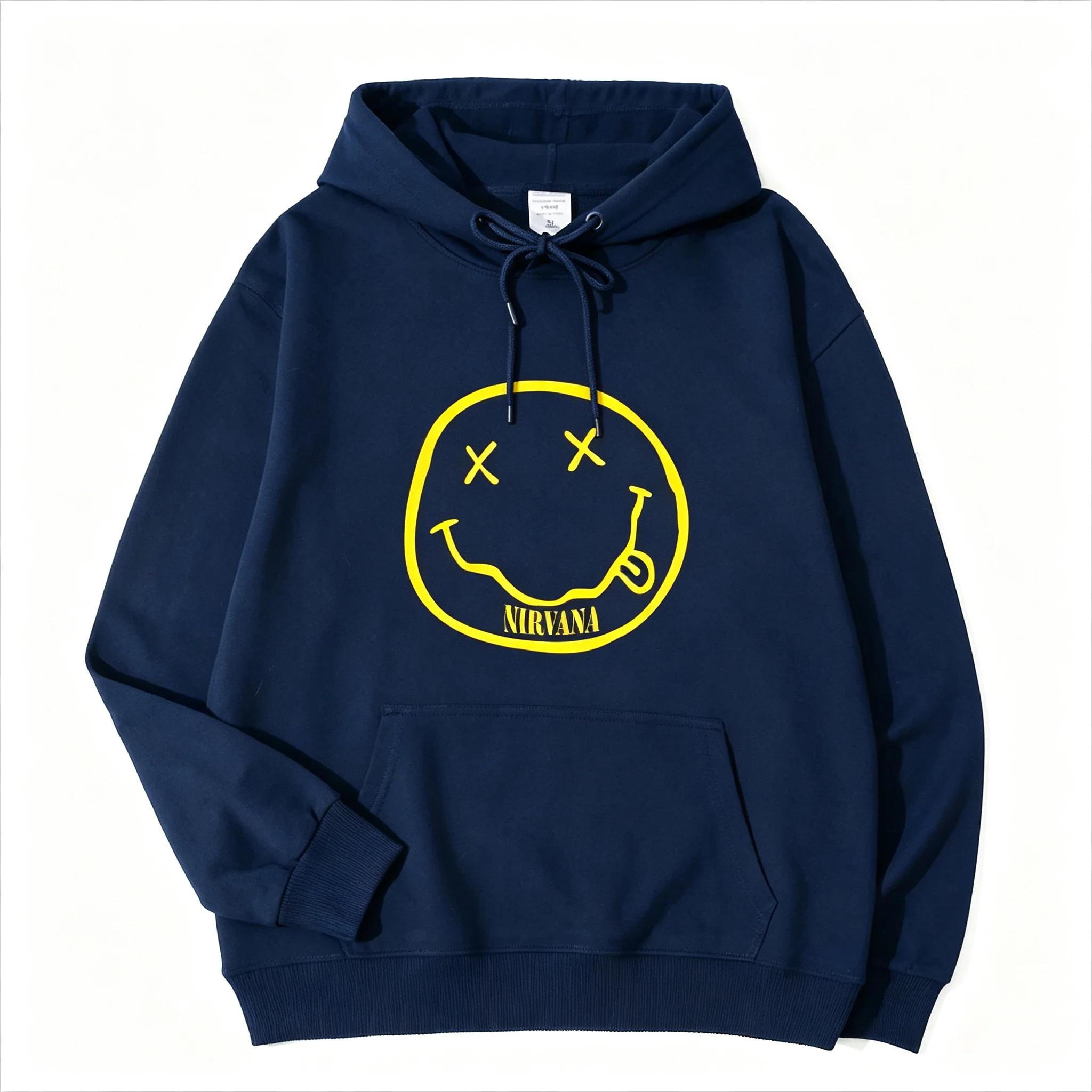 Band Rock-Nirvana Hoodie Herren und Damen Langarm Hochwertiger Herbst- und Winter-Street-Casual-Hoodie Hip-Hop Y2K Street-Top – Detail 18