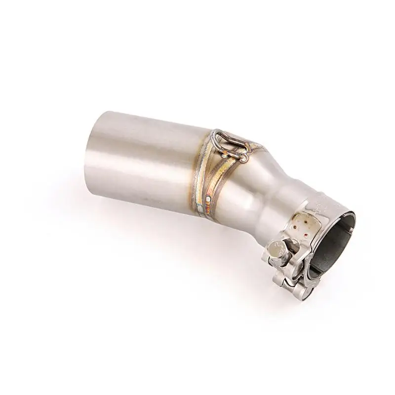 

For Kawasaki Versys 250 300 Motorcycle Exhaust Muffler Mid Pipe Stainless Steel Middle Tube Connect 51MM Tips Any year